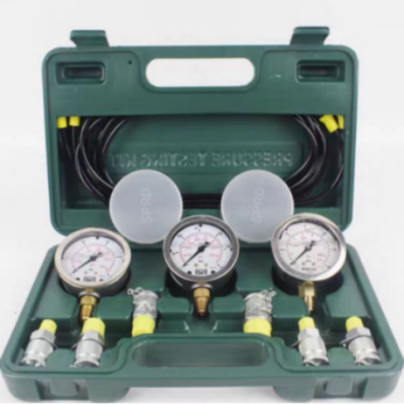 Excavator pressure test gauge kit BEACON injector repair tool kit