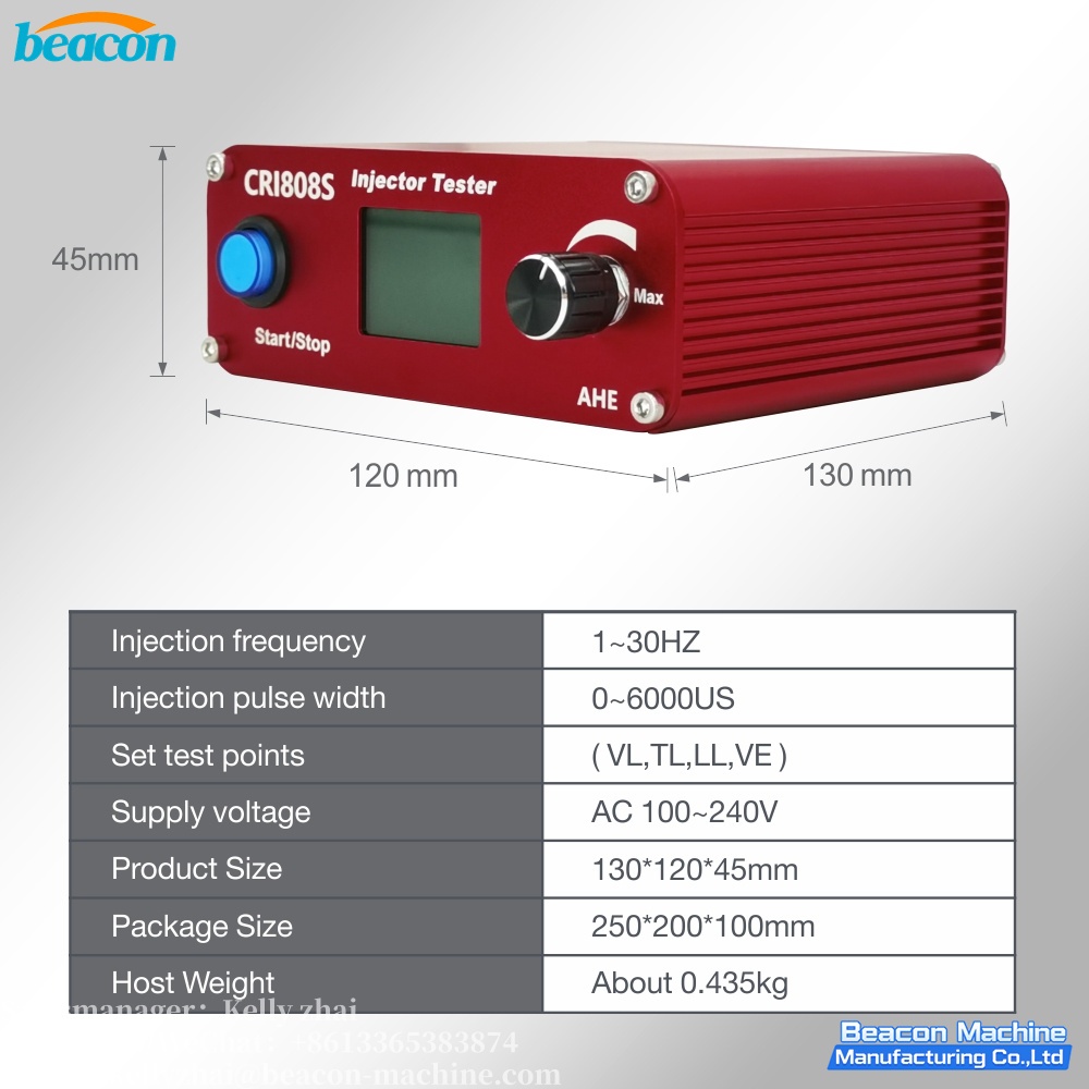 CRI808S Injector Tester Drive Coil Injector Piezoelectric Injector Tester