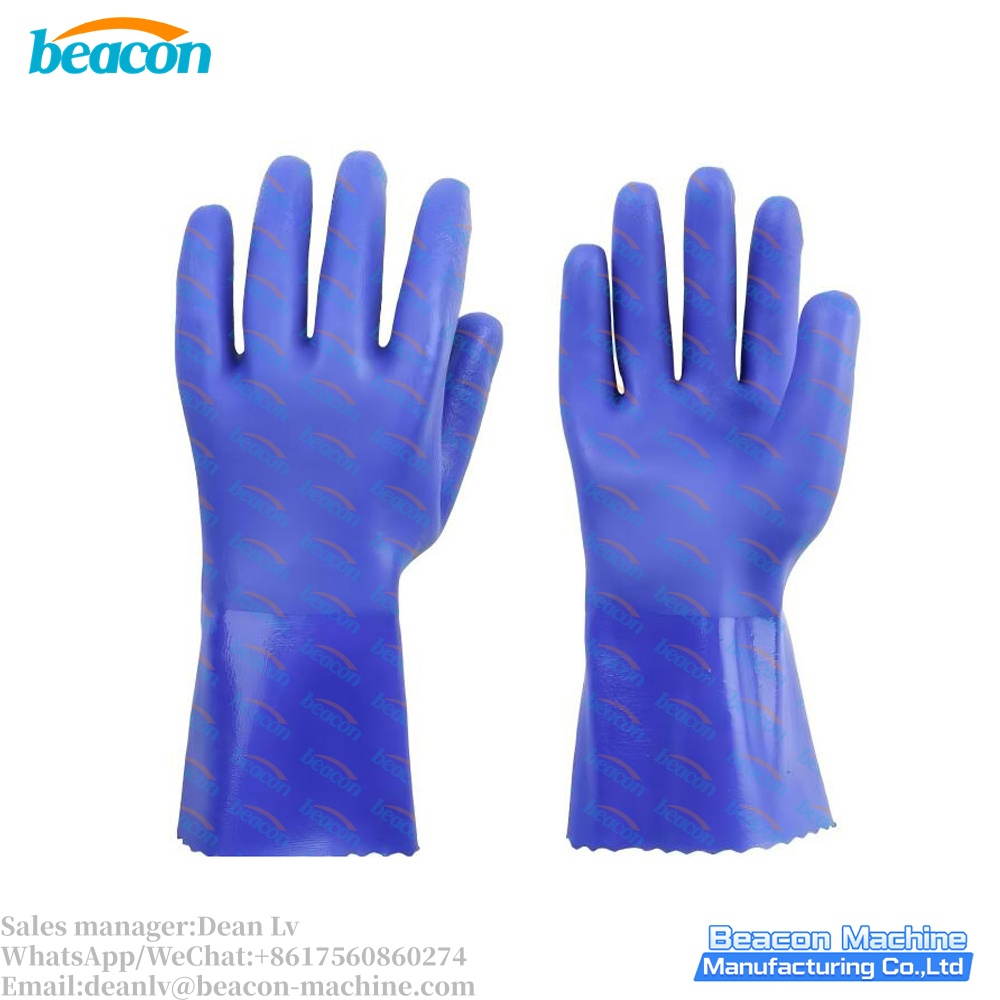 PVC coated work gloves